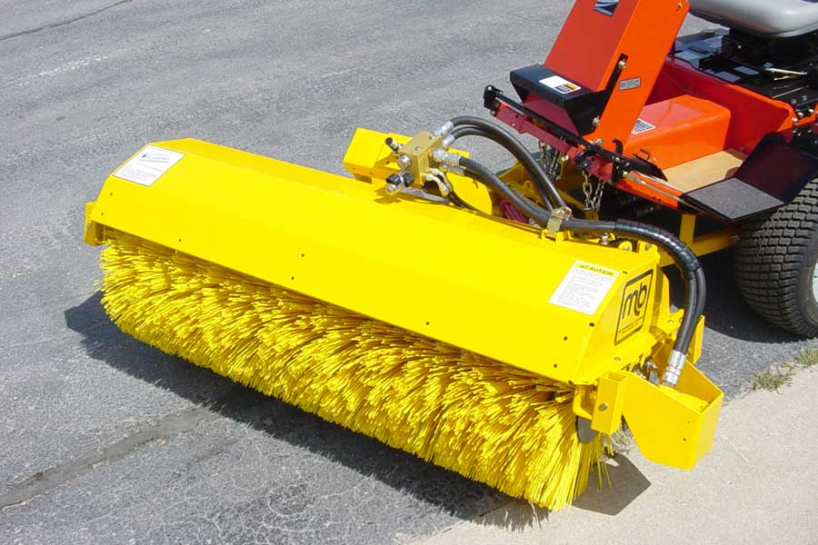 SHL-CT hydraulically driven rotary broom for commercial turf applications