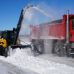 HC-SNB hydraulically driven snow blower for loaders and tractors with dual aueger motors