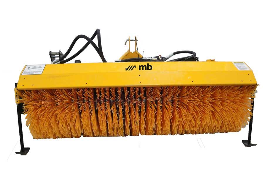 HCT hydraulically driven rotary broom for commercial turf applications