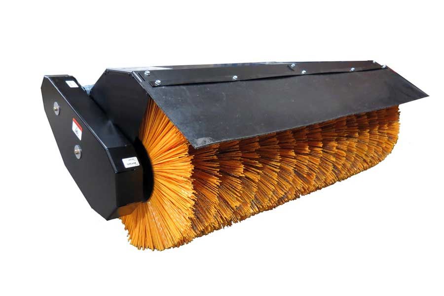 MCT mechanically driven rotary broom for commercial turf applications