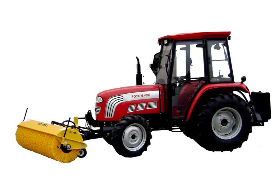 HCT hydraulically driven rotary broom for commercial turf applications